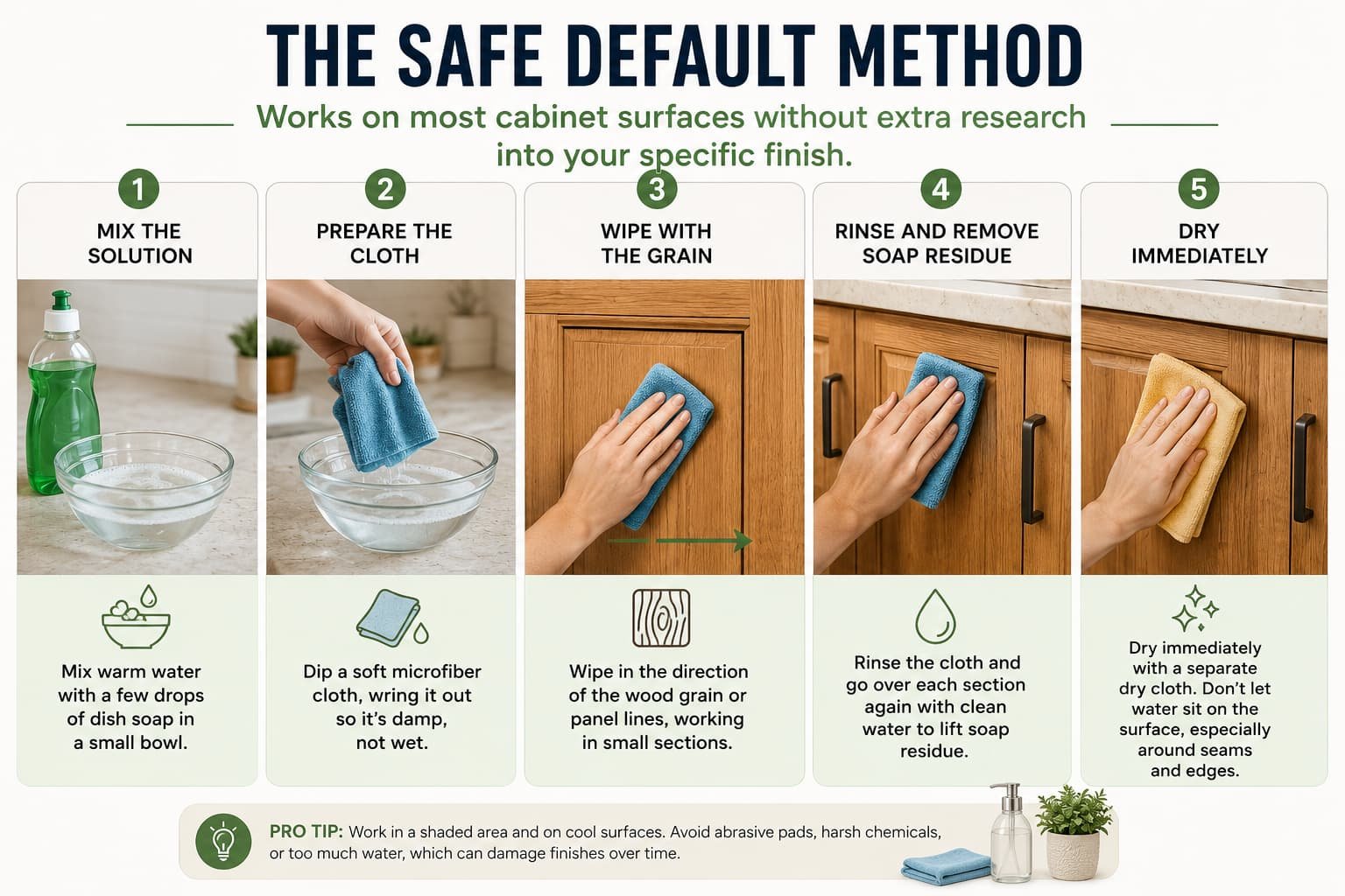 Clean Sticky Grease Off Kitchen Cabinets