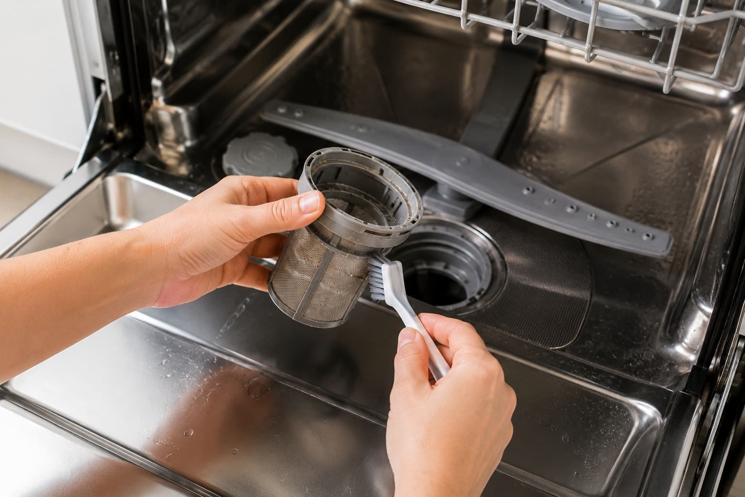 How to Clean a Dishwasher Filter