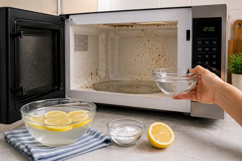How to Clean a Microwave That Smells Burnt