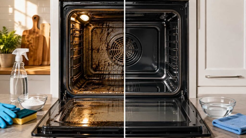 How to Clean an Oven Without the Self-Clean Cycle