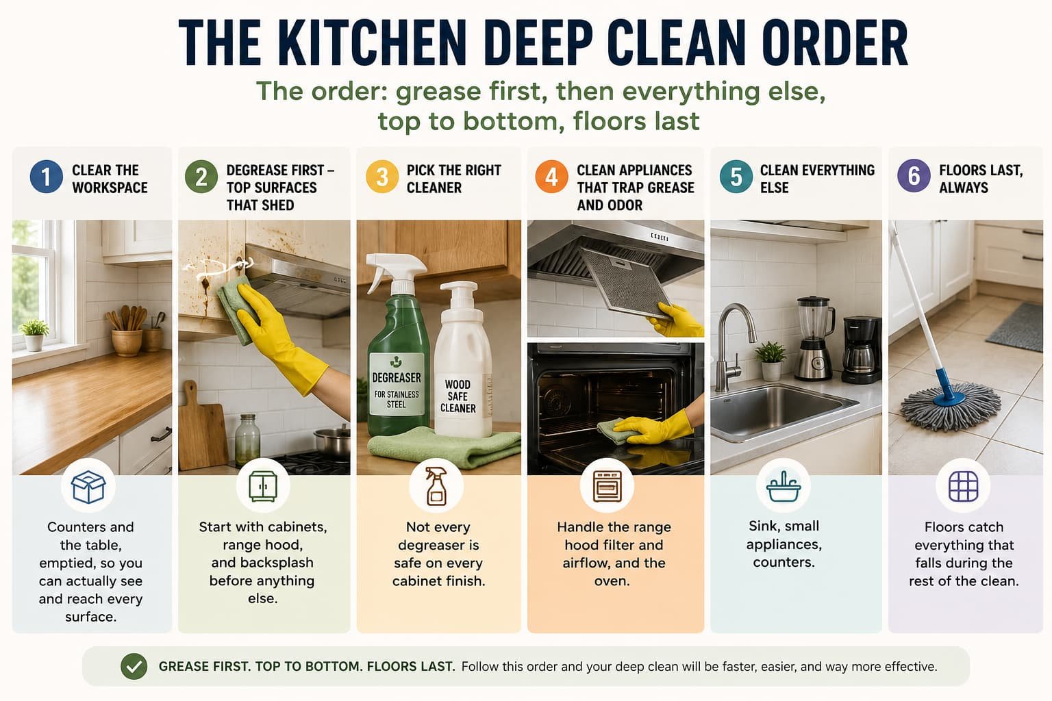 Kitchen Deep Clean Order
