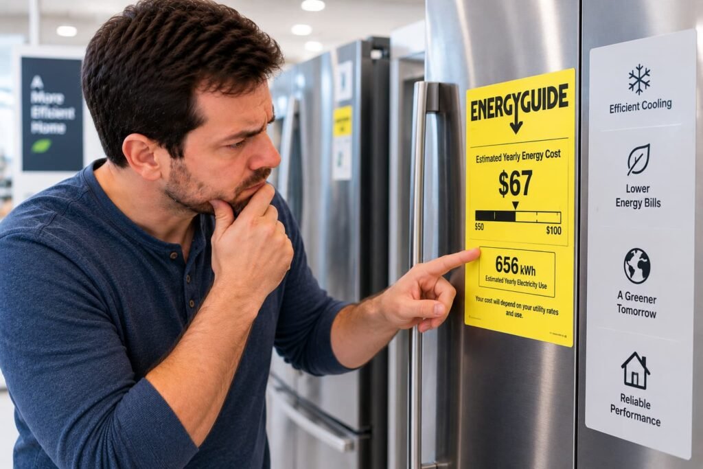 What an Energy Label Actually Tells You Before You Replace
